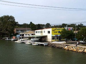 Budgewoi Circle from the bridge over the channel