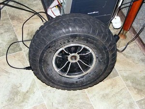 yes, its a tire and a wheel